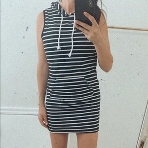 Cute striped mini dress
